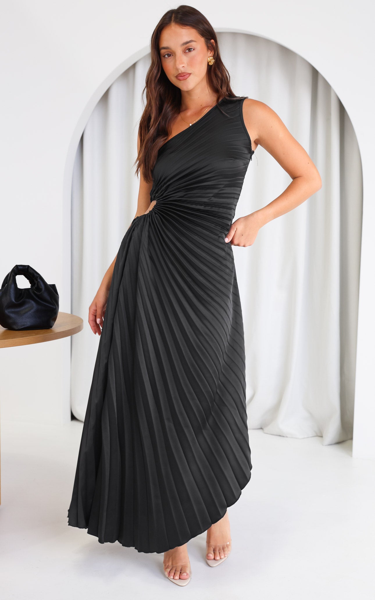 Mayfair™ | Rochelle - Schwarzes Maxi-Kleid