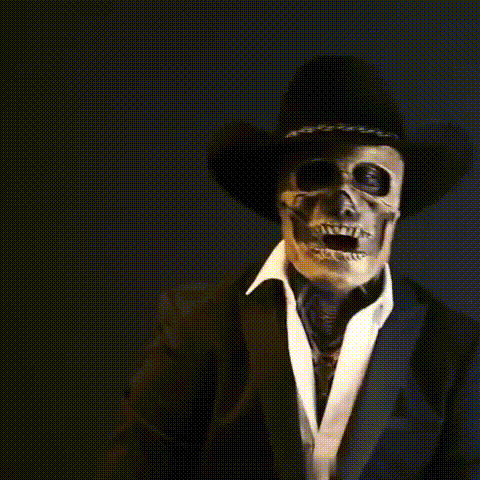 Realistische Horrormaske für Unheimliche Halloween Nächte