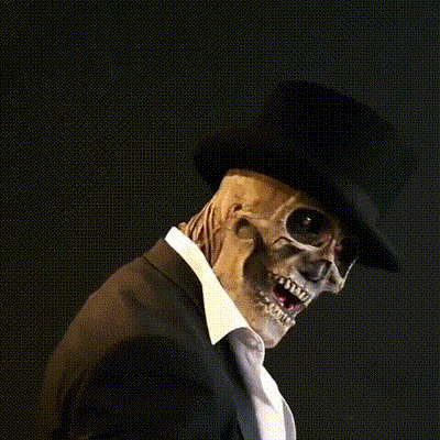 Realistische Horrormaske für Unheimliche Halloween Nächte