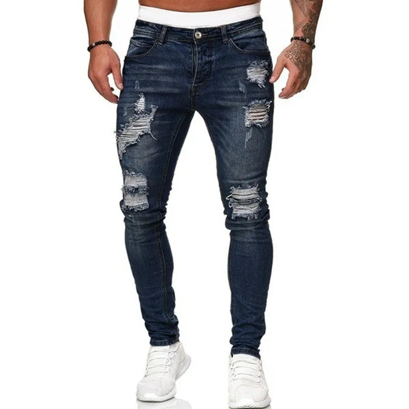Ripped Jeans | Slim-Fit-Jeans | Gewaschene Jeans | Skinny-Jeans | Herrenjeans