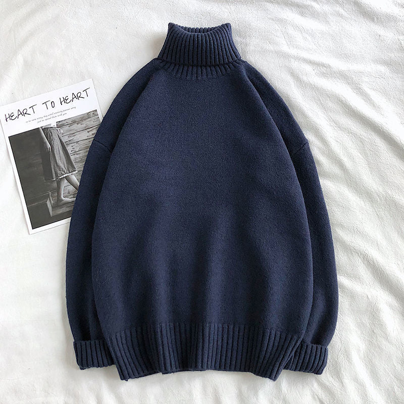 Rollkragenpullover | Warm | Loose Fit | Strickpullover | Winterkleidung für Männer