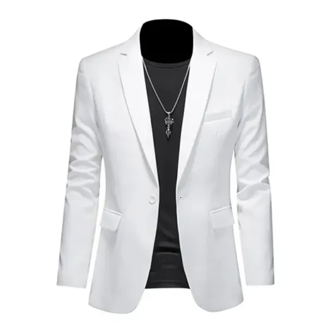 Herren Stylischer Klassischer Formeller Blazer Mantel | Langarm