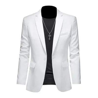 Herren Stylischer Klassischer Formeller Blazer Mantel | Langarm