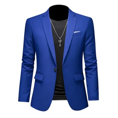 Herren Stylischer Klassischer Formeller Blazer Mantel | Langarm
