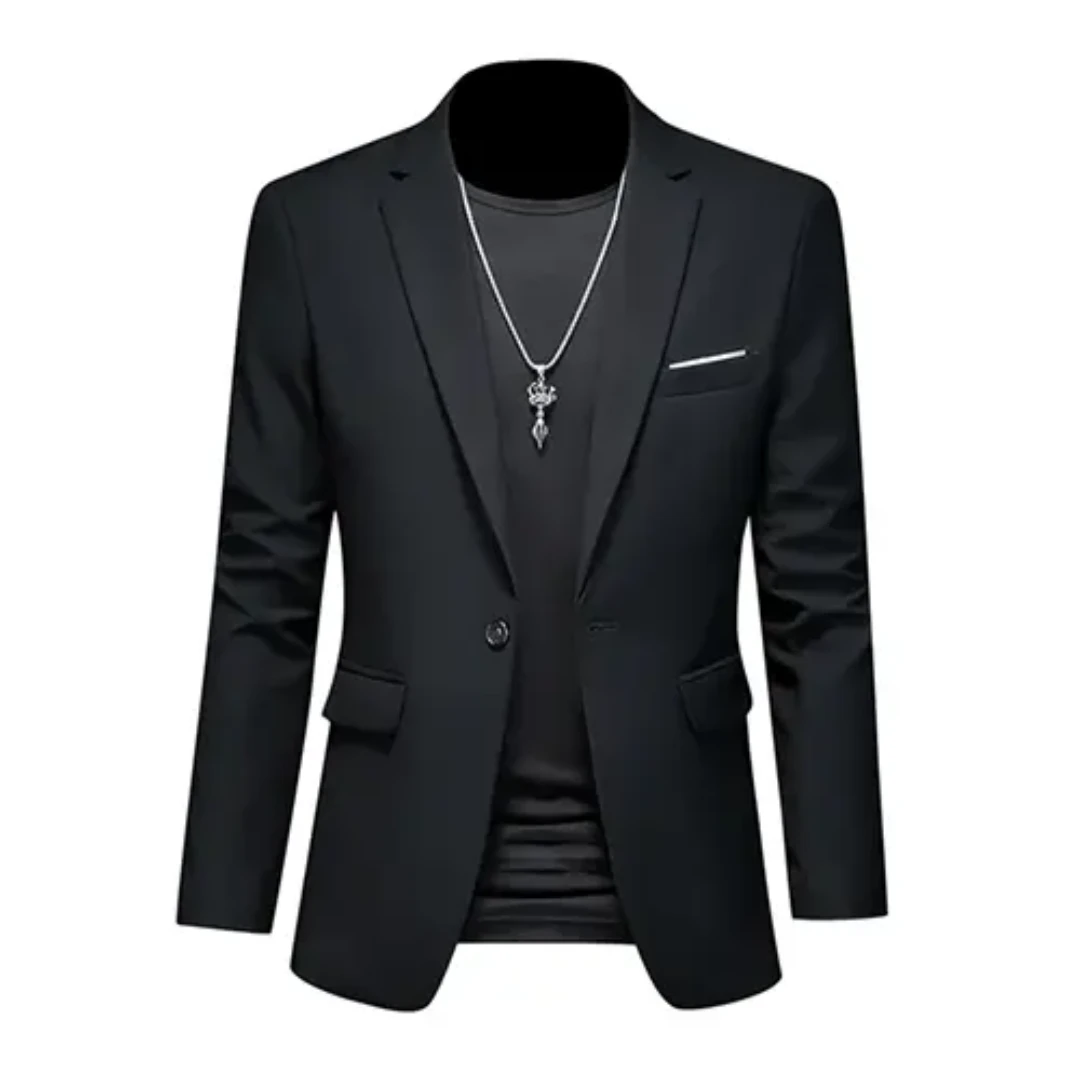 Herren Stylischer Klassischer Formeller Blazer Mantel | Langarm