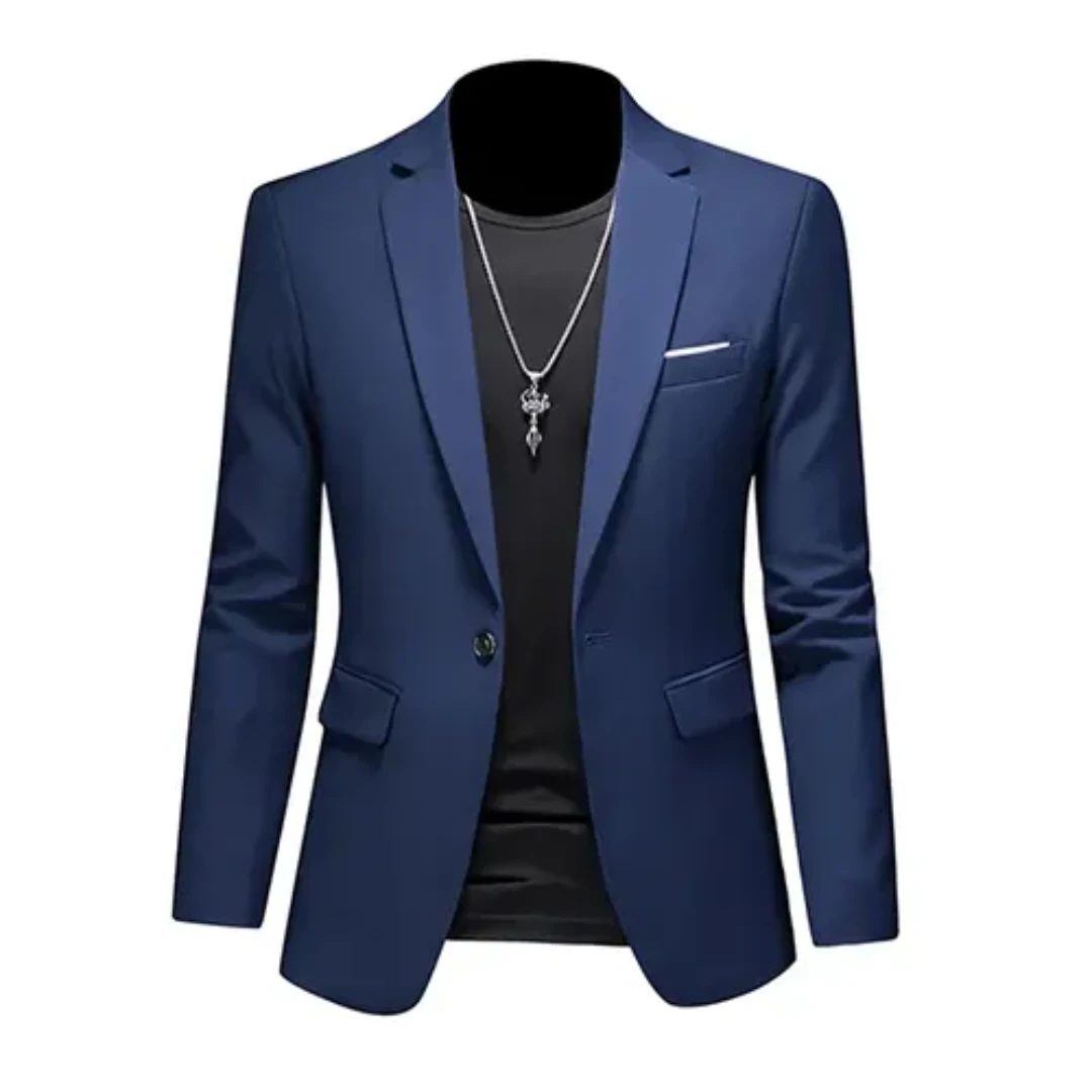 Herren Stylischer Klassischer Formeller Blazer Mantel | Langarm