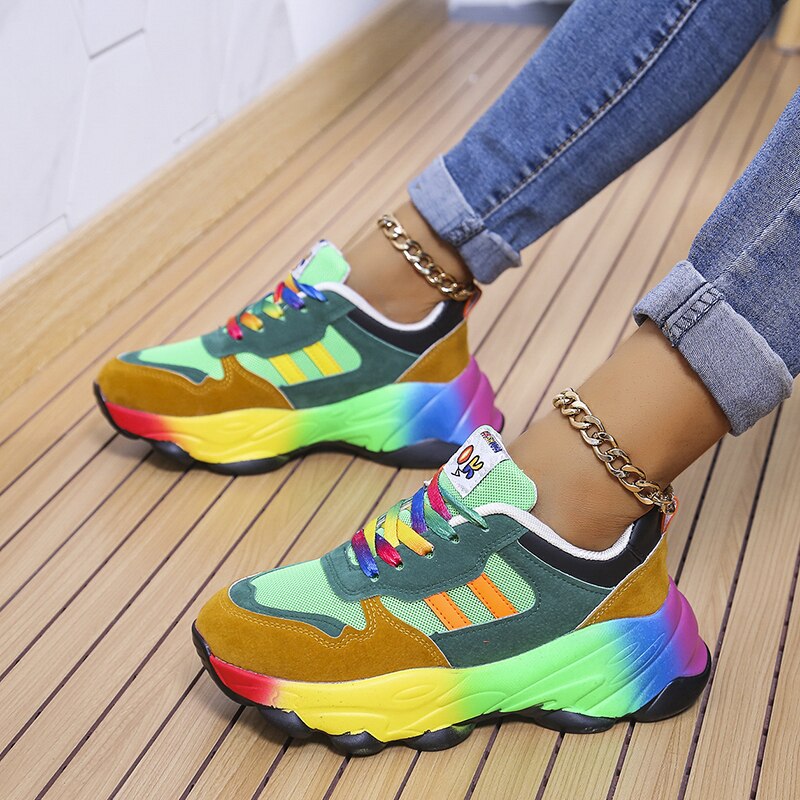 Bunte Sneakers für Damen