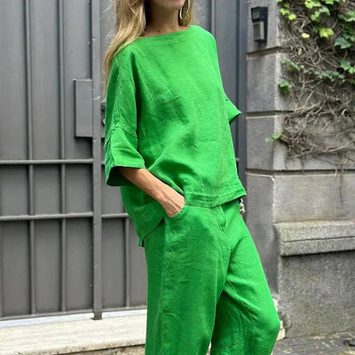 Stilvolles Damen Zweiteiler Set | Lässig