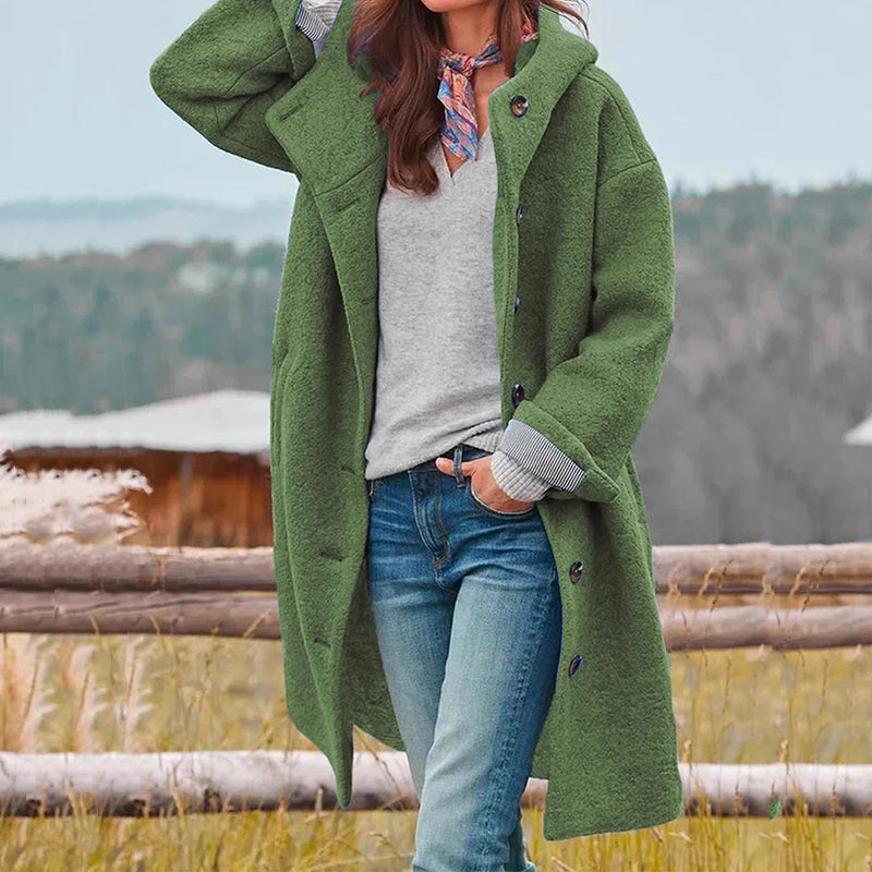 Lange jacke für windige tage