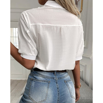 Bestickte Bluse für Damen