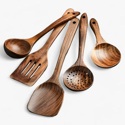 EcoWood 11-teiliges Küchen-Set aus Holz