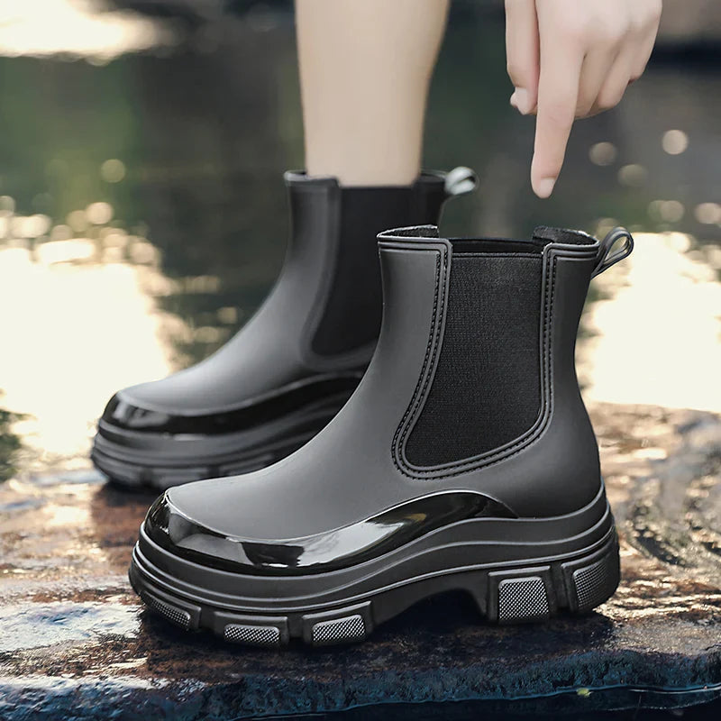 Damen Wasserdichte Gummistiefel | Kurzrohr