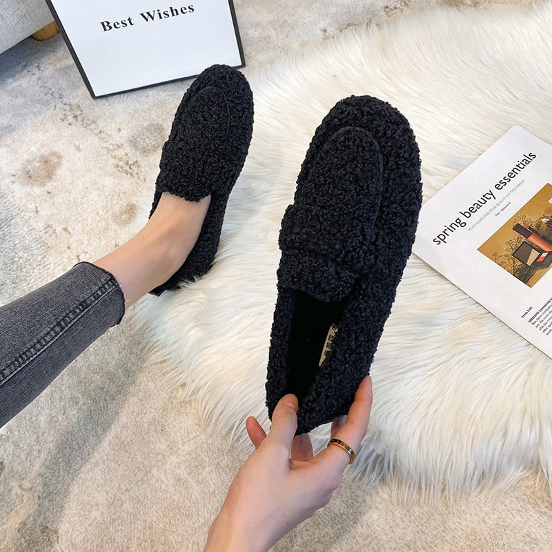 Plüsch hausschuhe schuhe