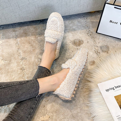 Plüsch hausschuhe schuhe