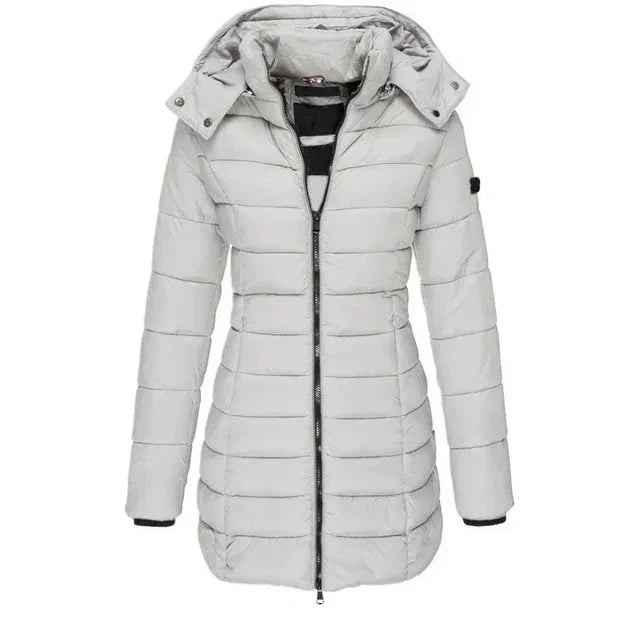 Lara – Lange Daunenjacke
