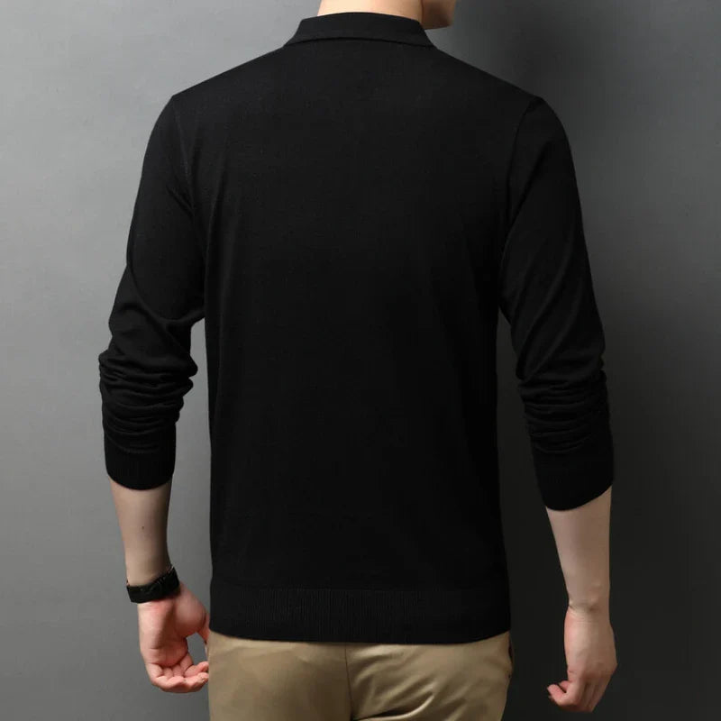 Mayfair™ | Langarm-Cashmere-Poloshirt