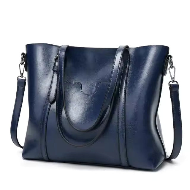 Luxuriöse vegane Strandtasche – Große Tote Bag aus veganem Leder