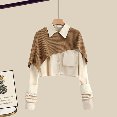 Modisches strickset