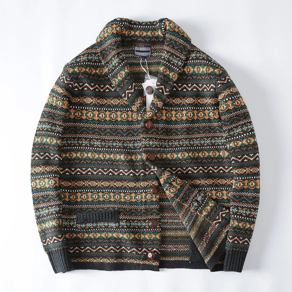 Leo | Vintage Isländischer Pullover
