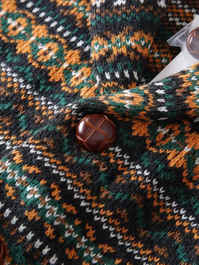 Leo | Vintage Isländischer Pullover