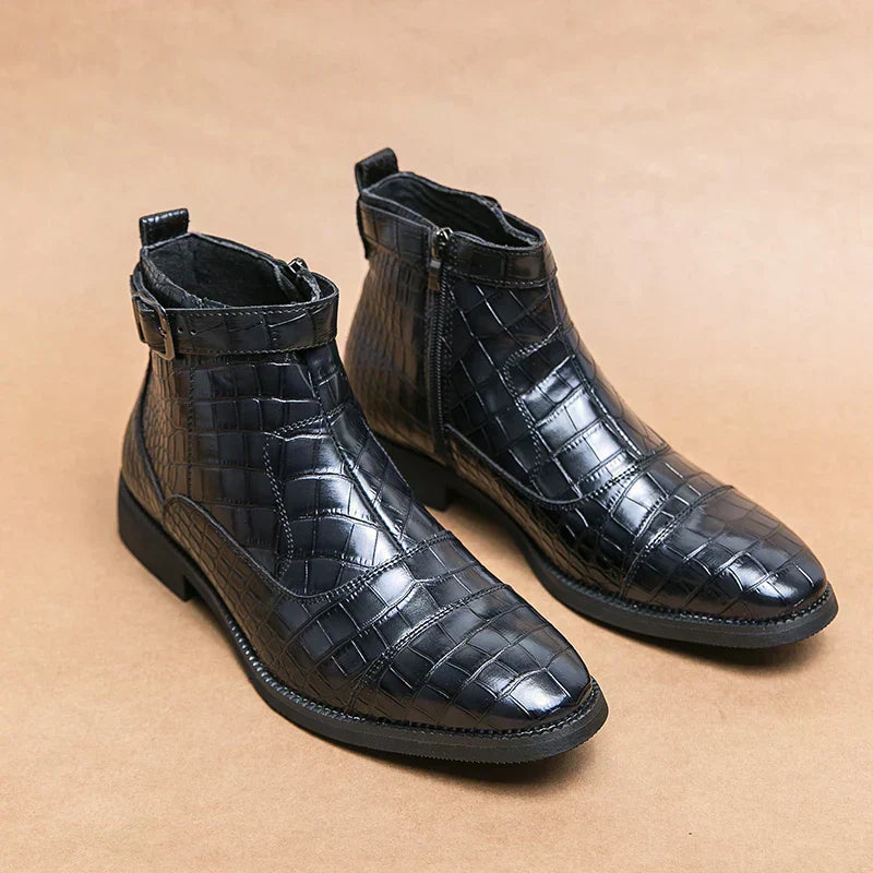 Mayfair™ | Lederstiefel mit Schnalle