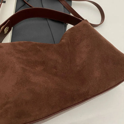 Wasserfeste vegane Wildleder-Tasche – Laptopgeeignet & Stilvoll