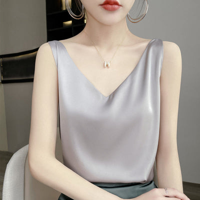 V-Ausschnitt Top für Damen