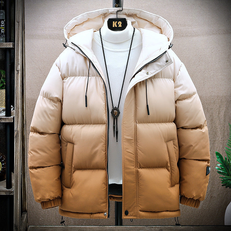 Gefütterte Kapuzenjacke für Herren