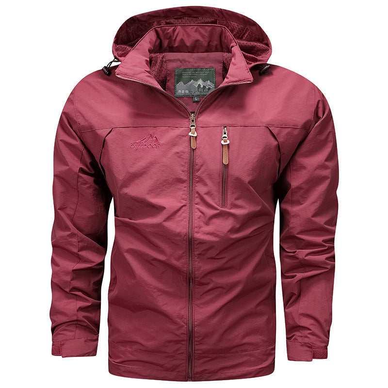 Hochgeschlossene Outdoor-Jacke für Herren