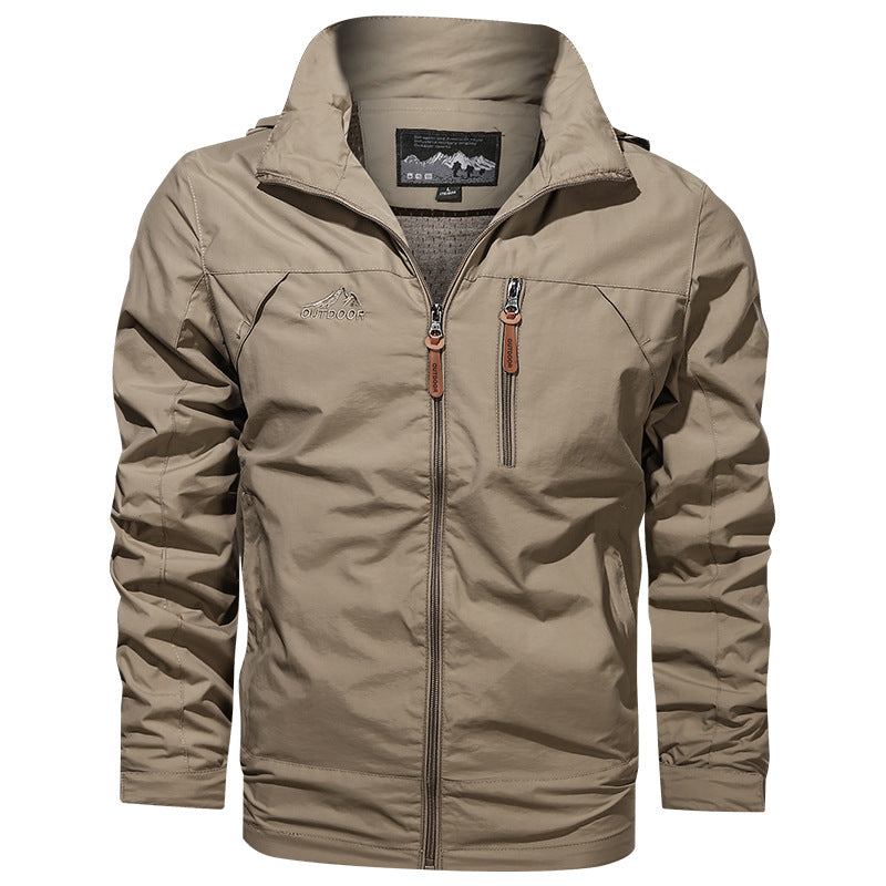 Hochgeschlossene Outdoor-Jacke für Herren