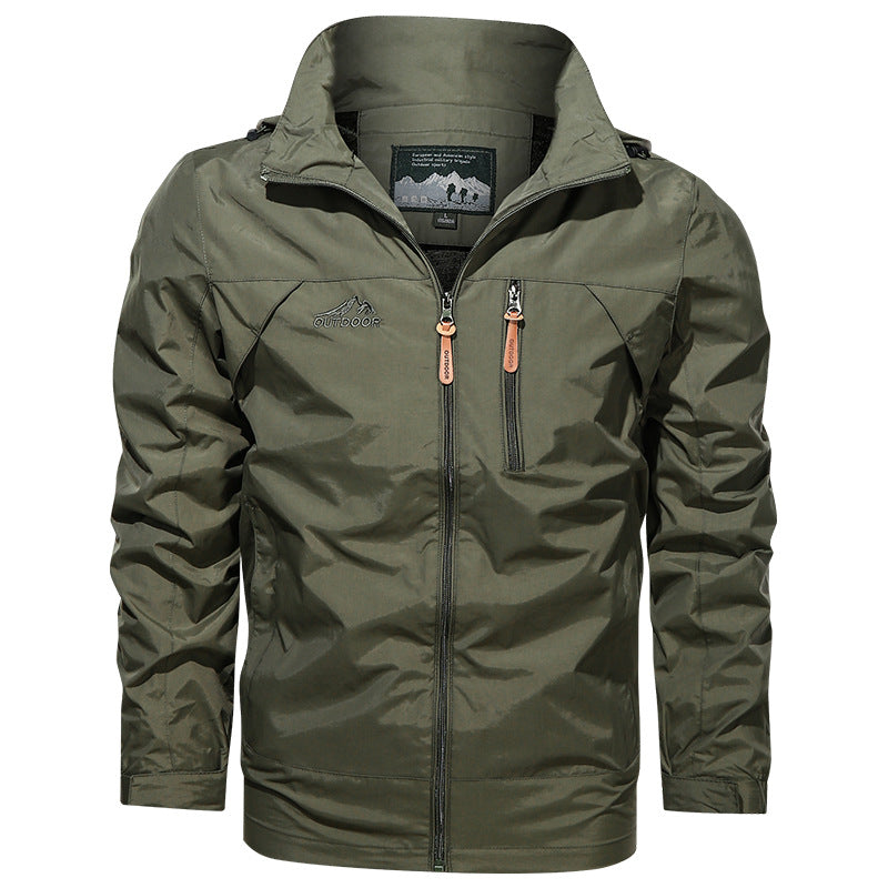 Hochgeschlossene Outdoor-Jacke für Herren