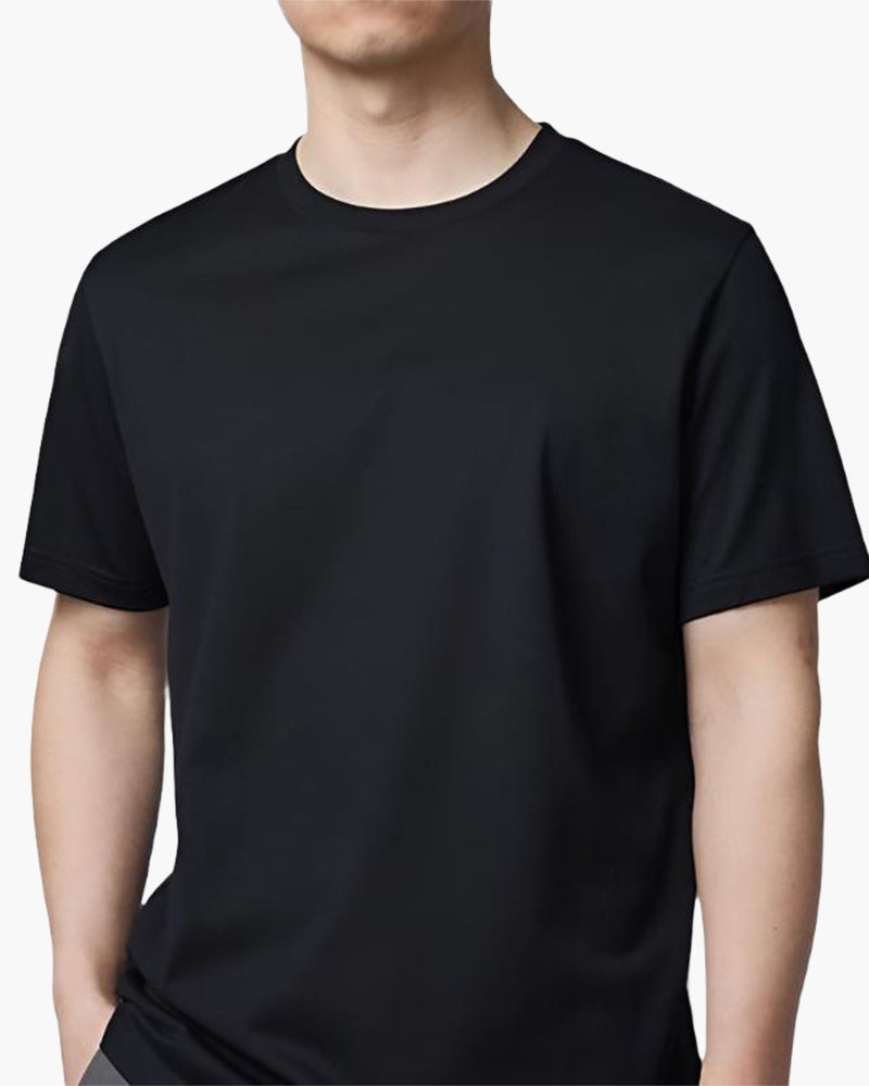 Herren Lässig Rundhals T-Shirt | Kurzarm