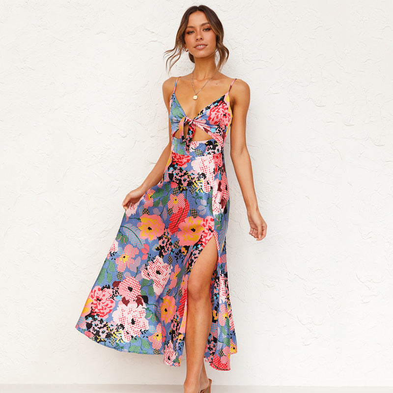 Geblümtes kleid für frauen