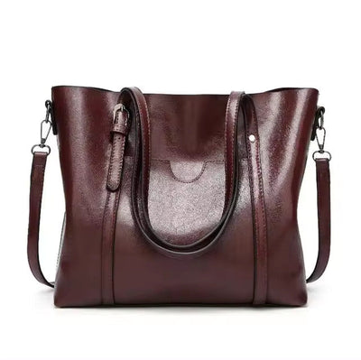 Luxuriöse vegane Strandtasche – Große Tote Bag aus veganem Leder