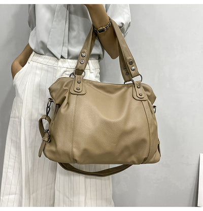 Luxuriöse lederhandtasche für frauen