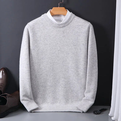 Pullover Herren Klassisch Rundhals | Elegant & Weich