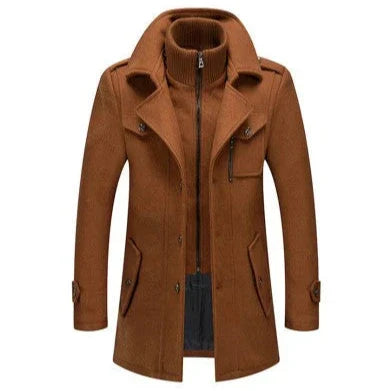 Doppelschicht-Mantel für Herren