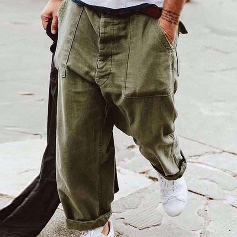 Schlabberhose – Lässige Herrenjeans mit lockerem Sitz und Taschen