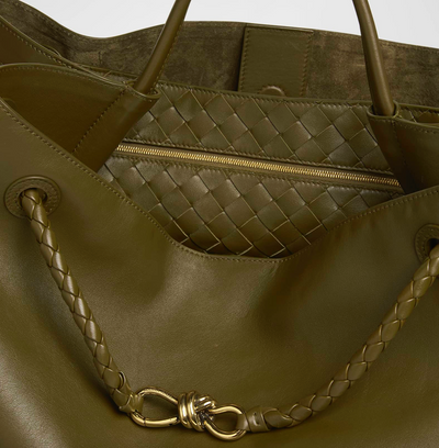 Luxuriöse vegane Leder Tote Bag – Große Handtasche mit Magnetverschluss