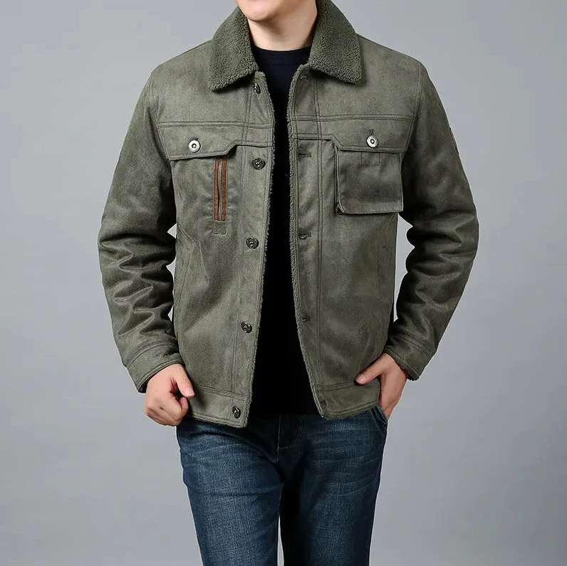 Barun - freizeitjacke mit samtfutter