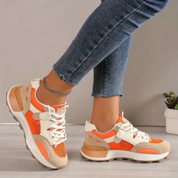 Dolores – damen-sneaker im colorblock-design