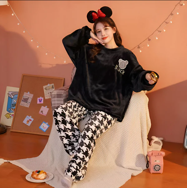 Gerda | kuscheliges fleece-pyjama-set