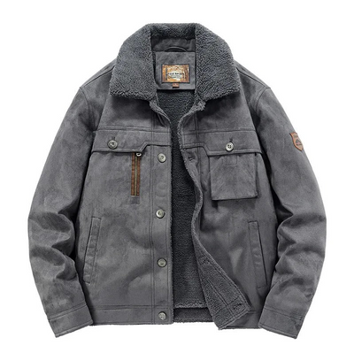 Barun - freizeitjacke mit samtfutter