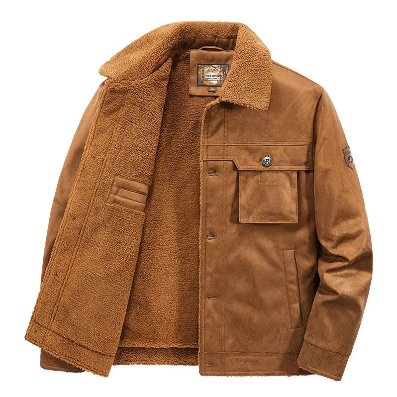 Barun - freizeitjacke mit samtfutter