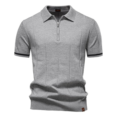 MIRAVO | Herren Polo-Shirt mit Reißverschluss