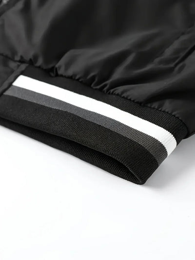 Herren Bomberjacke mit Reißverschluss und Taschen