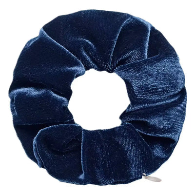 Velvet Scrunchies With Pocket Zipper Hair Ties for Women Hidden Hair Scrunchie Ponytail Holder Elastic Bands Gift for Friend