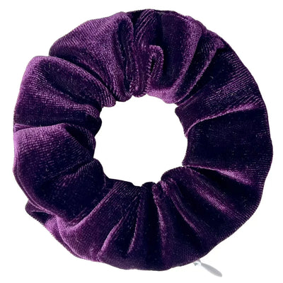 Velvet Scrunchies With Pocket Zipper Hair Ties for Women Hidden Hair Scrunchie Ponytail Holder Elastic Bands Gift for Friend
