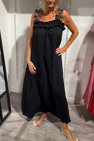 Ismara | Ruffled Strap Maxi Dress