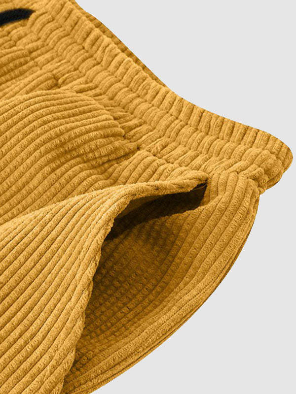 Set aus Hemd und Shorts | Cord | Kurzarm | Zweiteiler | Herren-Set aus Cord